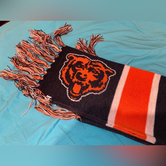 AWESOME Chicago Bears NFL Winter Scarf 47 Brand Forty Seven - Picture 7 of 10